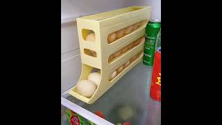 Egg Storage Box – SpaceSaving Fridge Organizer [upl. by Eugnimod]