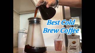 Best Tasting Home Made Cold Brew Coffee coffee coldbrew [upl. by Ingrid]