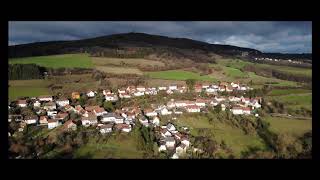 Drone Footage Neunkirchen Am Potzberg Dec 2018 [upl. by Anilat418]