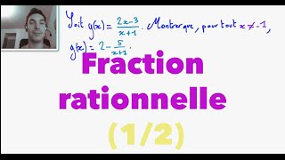 2nde Fraction rationnelle 12 [upl. by Sylado139]