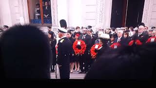 Cenotaph London Nov 10th 2024 🇬🇧 2 mins silence 🫡 [upl. by Hanna]