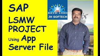 SAP LSMW using App Server File [upl. by Onirefes70]