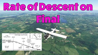 Calculating the Rate of Descent Required for the 34 Degree Approach [upl. by Adneral]