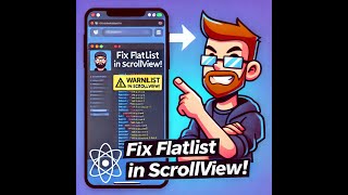 Fix Virtualized List Issue FlatList Inside ScrollView in React Native [upl. by Haile]