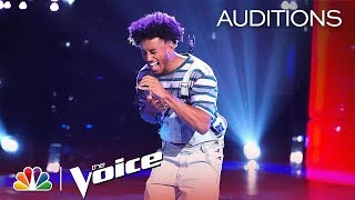 Domenic Haynes sing quotRiverquot on The Blind Auditions of The Voice 2019 [upl. by Shirberg182]