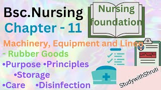 BscNursingRubber GoodsPurposePrinciplesStorageDisinfectingCare [upl. by Orvah]