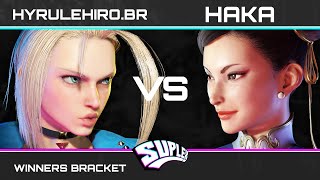 Suplex 57  Winners Bracket  HyruleHiroBR ChunLi VS Haka Cammy  SF6 [upl. by Ysdnyl]