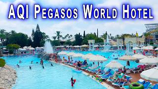 AQI Pegasos World Hotel 5 pegasosworld turkey2024 turkey side [upl. by Zachary]