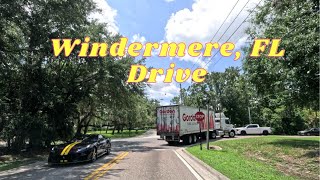 4K  Windermere Florida Drive [upl. by Adnek]