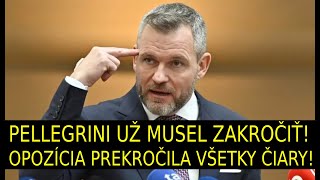 Pellegrini už musel zakročiť  Opozícia prekročila všetky čiary [upl. by Risay]