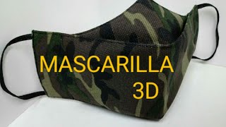 Mascarilla 3D Parte 1 molde [upl. by Foscalina]