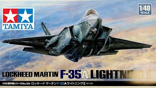 TAMIYA 148 Lockheed Martin F35A Lightning II test build [upl. by Chitkara]