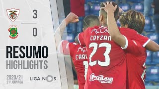 Highlights  Resumo Santa Clara 30 Paços de Ferreira Liga 2021 21 [upl. by Etnahc]