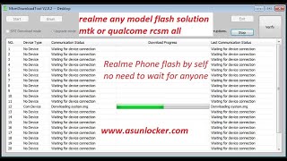 Realme Flash any model by self realme phone flash tool realme msmdownload tool for flash realme [upl. by Nitnelav582]