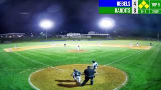 Woodstock River Bandits host the New Market Rebels [upl. by Nobel]