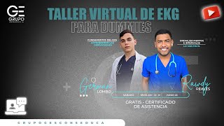 TALLER VIRTUAL DE EKG PARA DUMMIES  GESCONS [upl. by Neirb]