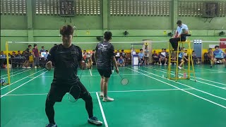 Badminton Tournament  James amp Edrich vs John Marlon amp Rafael  June 29 2024 Saturday [upl. by Mikiso697]