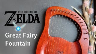 Zelda Great Fairy Fountain  Lyre Harp Cover amp Tutorial [upl. by Kinnard]