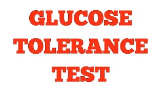 Glucose tolerance test  GTT  Biochemistry [upl. by Siraf]