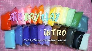 34】Air Dry Clay Introduction amp Comparison【lovely4u】 [upl. by Undine321]