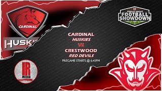 PT 2 Cardinal Huskies vs Crestwood Red Devils live HS Football 2024 INFINITY ROAD MEDIA [upl. by Ailla]