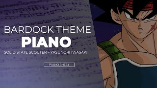 Solid State Scouter  Yasunori Iwasaki Bardock Theme  Piano [upl. by Anitniuq]