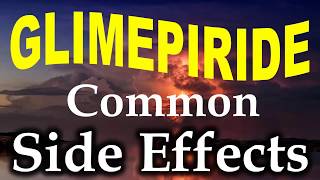 GLIMEPIRIDE  common side effects [upl. by Moor]