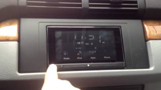 2002 BMW X5 back up camera Pioneer App radio SPHDA02 [upl. by Retsevlis]