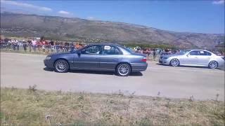 BMW E60 530d vs Opel Omega 30 V6 [upl. by Nonnad]