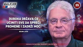 INTERVJU Dejan Lučić  Duboka država će učiniti sve da spreči promene i zadrži moć 1972024 [upl. by Hansen528]