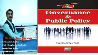 CSS 2019 Governance and Public Policy Important Topics [upl. by Nyleimaj]