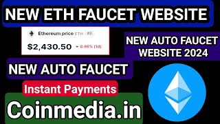 New Ethereum Faucet Claim ETH FREE  FREE New Ethereum Faucet  NEW AUTO FAUCET  New FaucetPay🤑 [upl. by Fortuna]