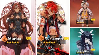 NEW UPDATE Natlan Confirmed 3 New Male Characters Info amp Pyro Archon Columbina  Genshin Impact [upl. by Oyr786]