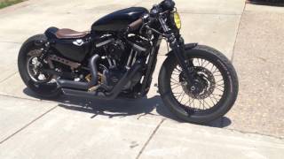 2010 Harley Davidson Nightster 1200xln Roland Sands Design inspired Cafe Racer [upl. by Gish]