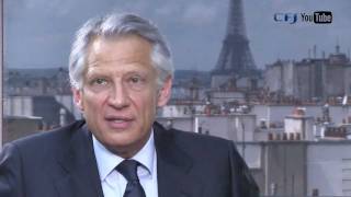 Dominique de Villepin  Monde  YouTube Elections 2012 [upl. by Siradal]