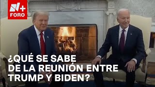 Concluye la reunión entre Trump y Biden en La Casa Blanca EE UU  Paralelo 23 [upl. by Beverley]