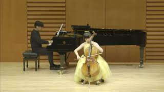 Francis Poulenc Sonata for Cello and Piano FP 143 II Cavatine 김정아 13years [upl. by Gronseth]