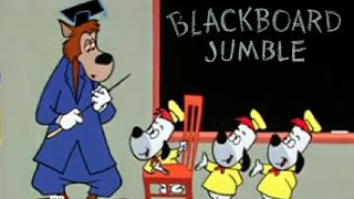 Blackboard Jumble 1957 MGM Droopy Dog Cartoon Short Film  Review [upl. by Rehpotsyrk]