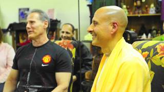 HH Radhanath Swami with Gary part 3 [upl. by Kresic]