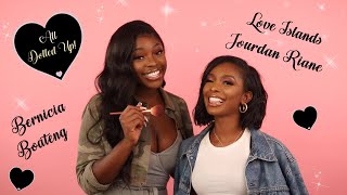 MUA Bernicia Boateng gets the Love Island latest whilst glamming up our doll Jourdan Riane 💕 [upl. by Burtie]