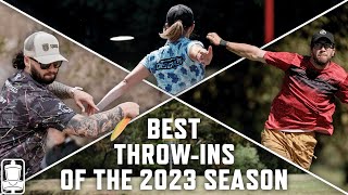 The BEST Disc Golf ThrowIns of 2023  Disc Golf Pro Tour Highlights [upl. by Htebharas604]