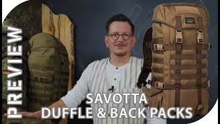 Preview Savotta  Jäger Rucksack und Keikka Duffelbag [upl. by Malinda568]