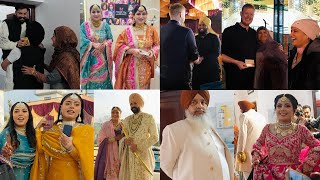 AGEYA VIAH WALA DIN  SOHRA FAMILY DE WEDDING OUTFITS  GORA TRYING INDIAN FOOD  INDER amp KIRAT [upl. by Jandy]