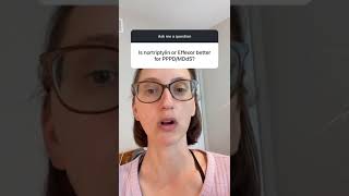 Is Nortriptylin or Effexor better for PPPDMDdS shorts [upl. by Magdalen]