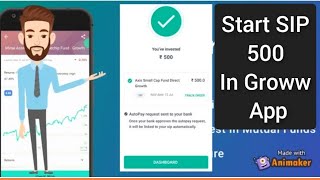 Start SIP 500 with Groww App I How to Invest through Groww App [upl. by Otho]