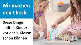 KompetenzenÜberblick Das sollten Kinder vor der Einschulung können [upl. by Emmye]