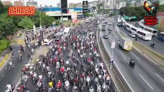 Extraordinaria movilización de motorizados en caracas [upl. by Kehoe]