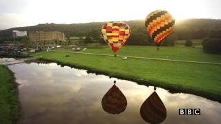 Drone filming of Chatsworth House Balloon Festival 2016 [upl. by Okin]