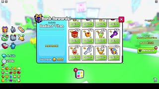 Getting ALL Rank 32 Rewards INSTANTLY in Pet Simulator 99 ROBLOX [upl. by Neraa17]