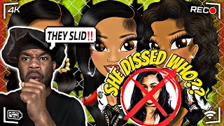 SHE DISSIN‼️ GloRilla  Wanna Be Remix feat Megan Thee Stallion amp Cardi B Audio  Reaction [upl. by Nodyroc]